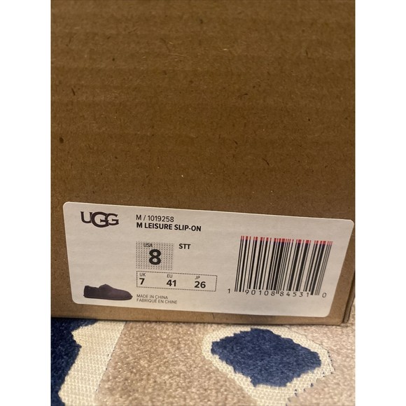 Ugg Australia Leisure Slip On Brown Lined Slippers Shoes Casual Mens Sz 8 US New main image 4